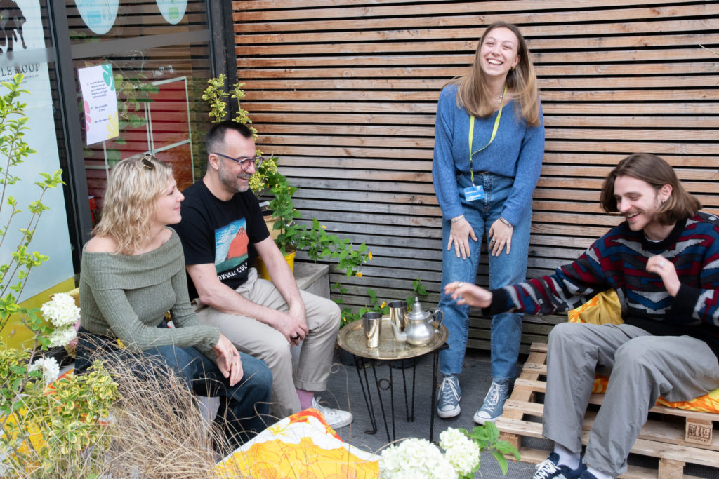 inauguration du patio