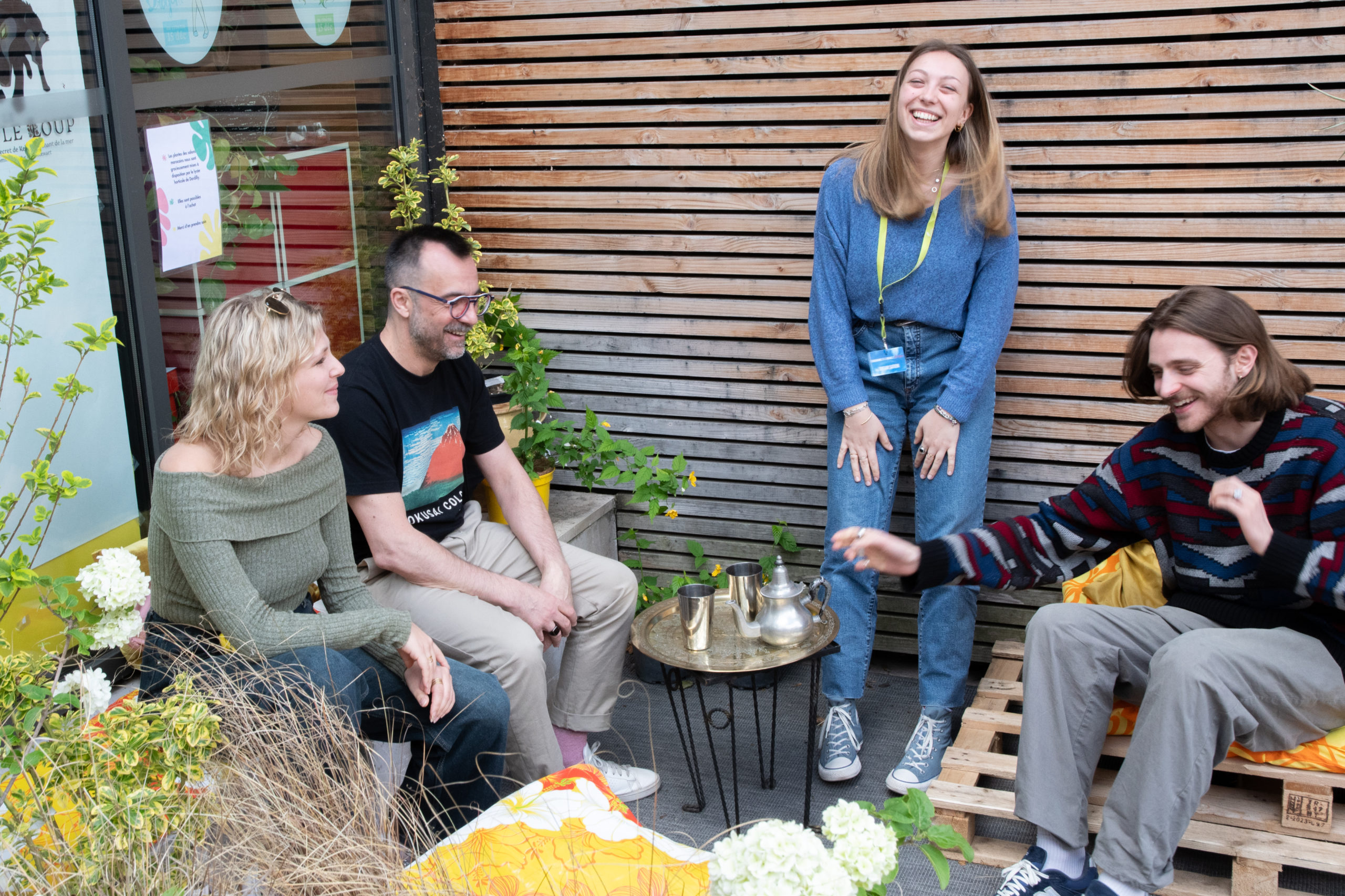 inauguration du patio