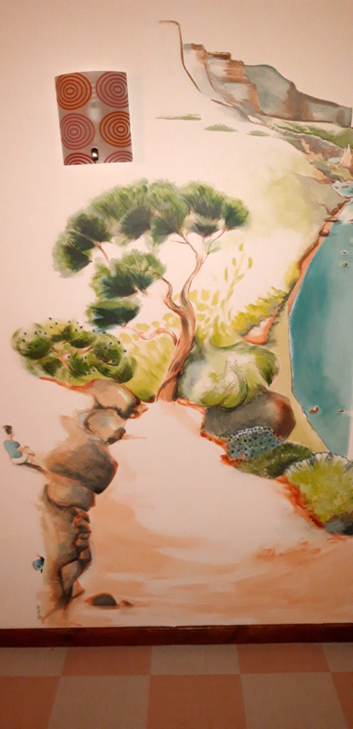 apaisement d'un chemin doux en Sardaigne